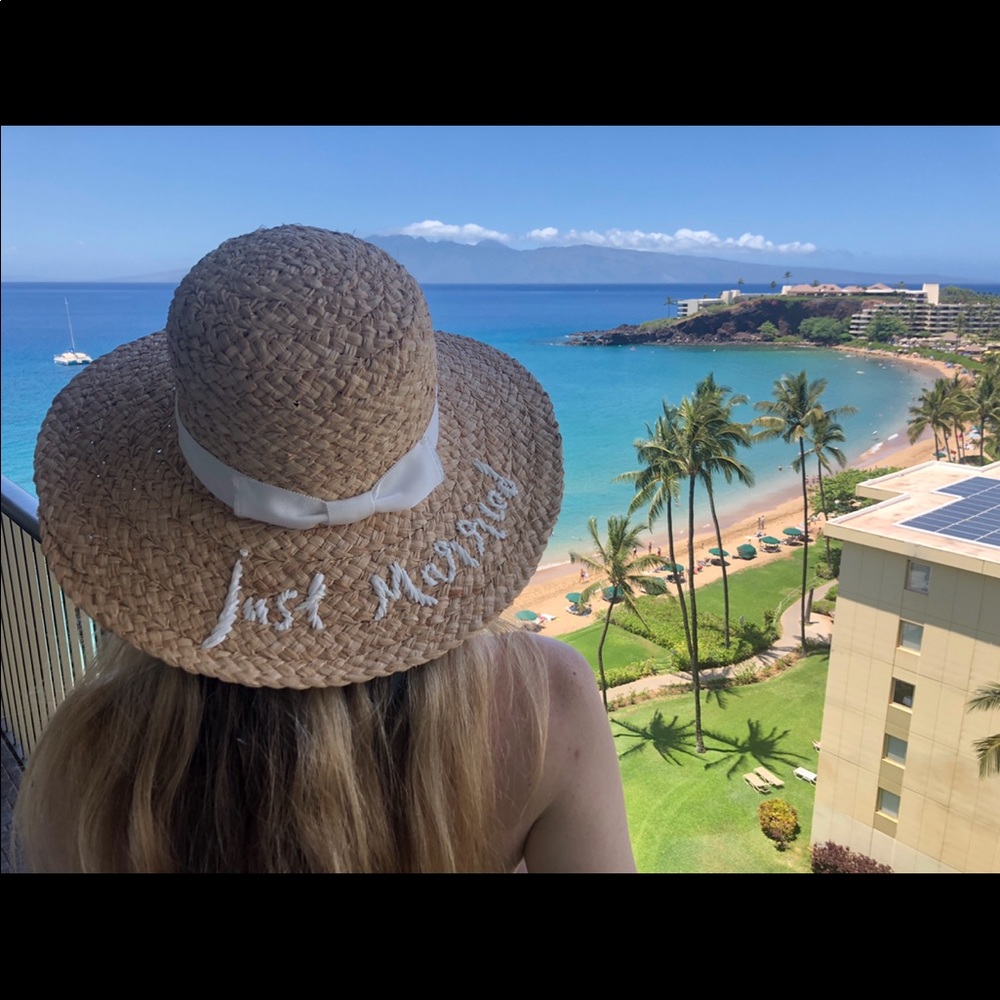 Kate Spade Just Married Sun Hat